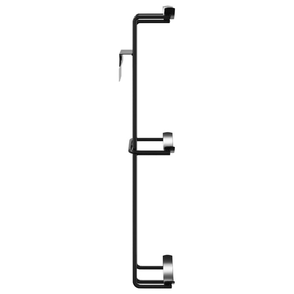 vidaXL Barrel Obstacle Holders 2 pcs Black Steel