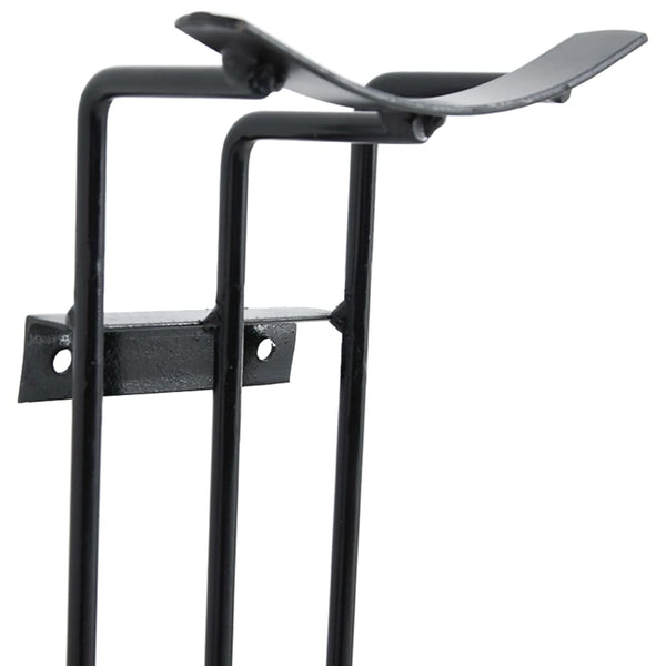 vidaXL Barrel Obstacle Holders 2 pcs Black Steel