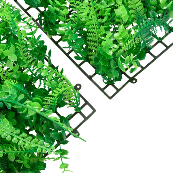 Künstlicher Farnblätter-Sichtschutz, 6 Stk. 40x60 cm