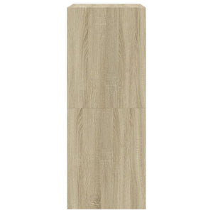 vidaXL Shoe Cabinet with 2 Flaps Sonoma Oak 80x42x108 cm