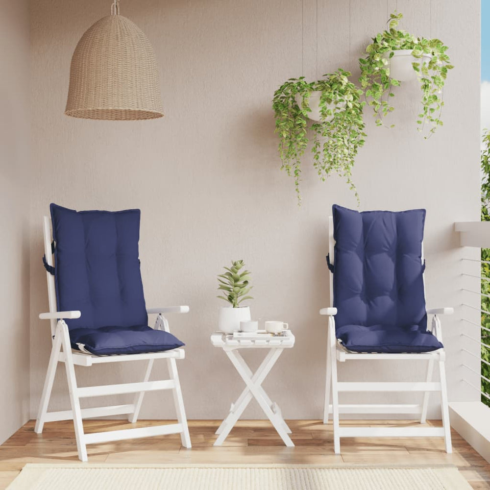Hochlehner Auflagen 2er-Set Marineblau