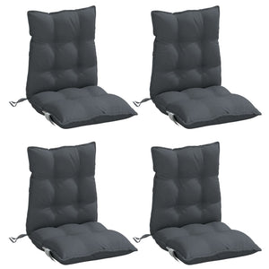 Niedriglehner Auflagen 4er Set Anthrazit