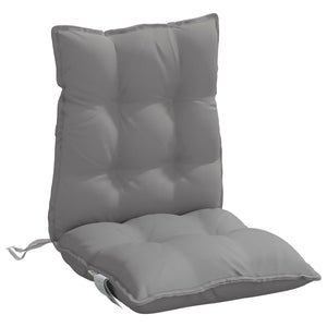 Niedriglehner Auflagen 4er Set Grau