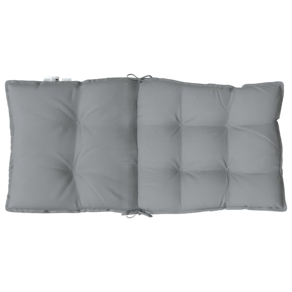 Niedriglehner Auflagen 4er Set Grau