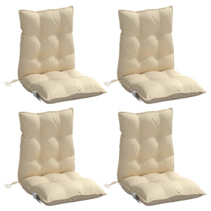 Niedriglehner Auflagen 4er Set Beige Oxford
