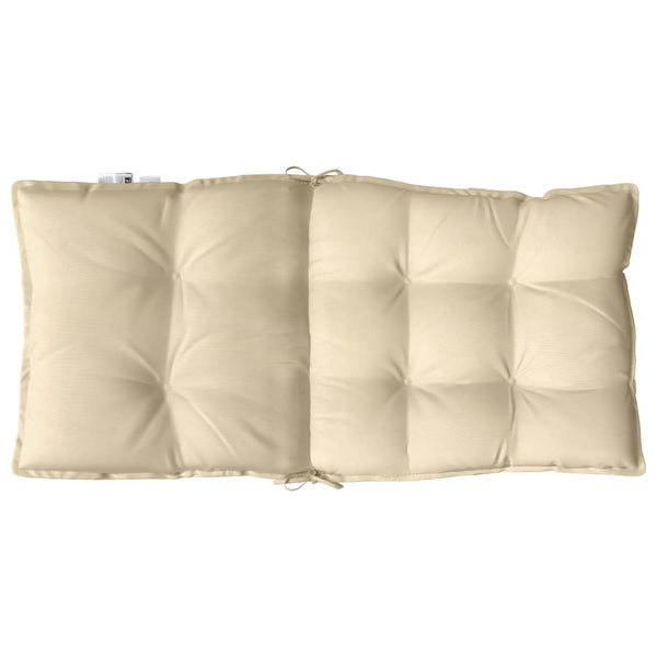 Niedriglehner Auflagen 4er Set Beige Oxford