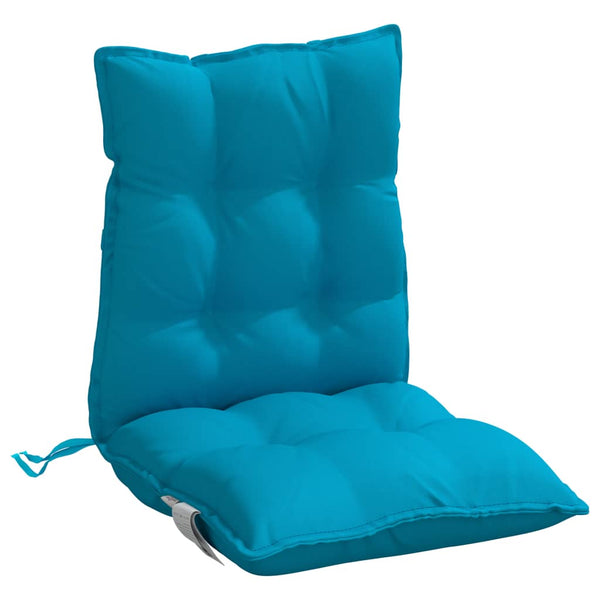 Niedriglehner Auflagen 6er Set Hellblau