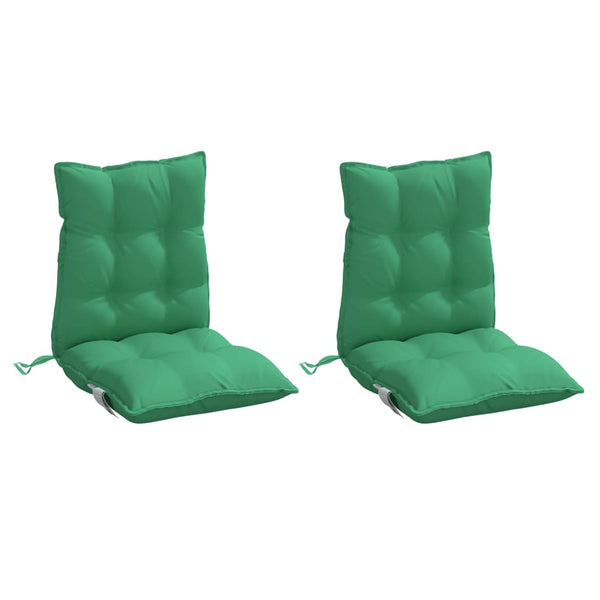Grüne Niedriglehner Auflagen, 2er-Set
