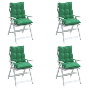 Niedriglehner Auflagen 4er Set Grün
