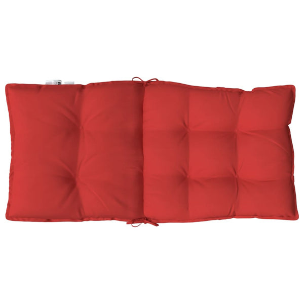 Niedriglehner Auflagen 6er Set Rot