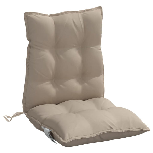 Niedriglehner Auflagen 2er-Set Taupe