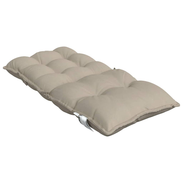 Niedriglehner Auflagen 2er-Set Taupe