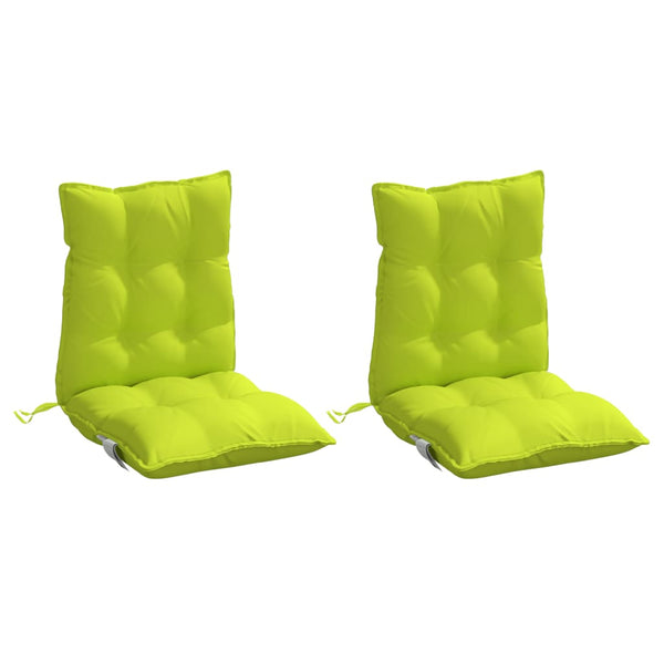Niedriglehner Auflagen 2er-Set Knallgrün