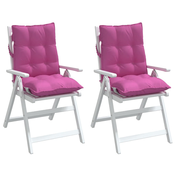 Niedriglehner Auflagen 2er-Set Rosa