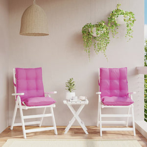 Niedriglehner Auflagen 2er-Set Rosa