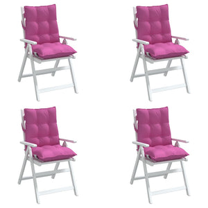 Niedriglehner Auflagen 4er Set Rosa Oxford