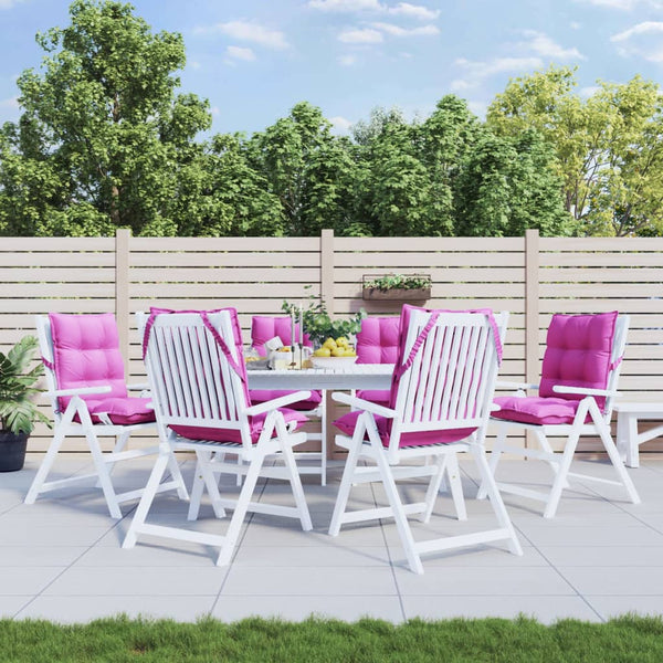 Niedriglehner Auflagen 6er-Set Rosa Oxford