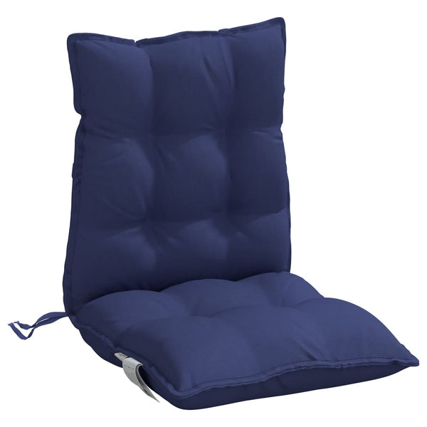Niedriglehner Auflagen Marineblau 2er Set
