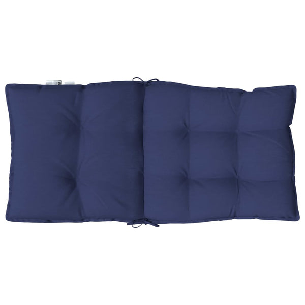 Niedriglehner Auflagen Marineblau 2er Set