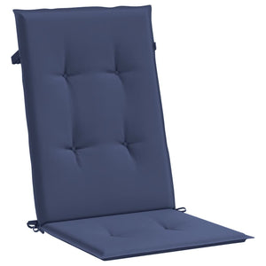 Marineblaue Hochlehner Auflagen, 6er Set