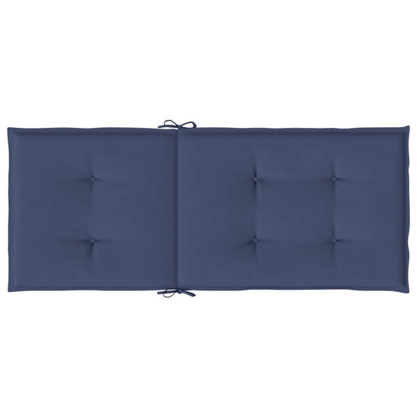 Marineblaue Hochlehner Auflagen, 6er Set