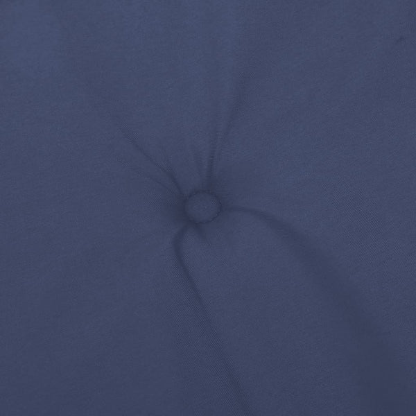 Marineblaue Niedriglehner Auflagen, 2er-Set