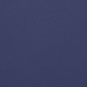 Marineblaue Niedriglehner Auflagen, 2er-Set
