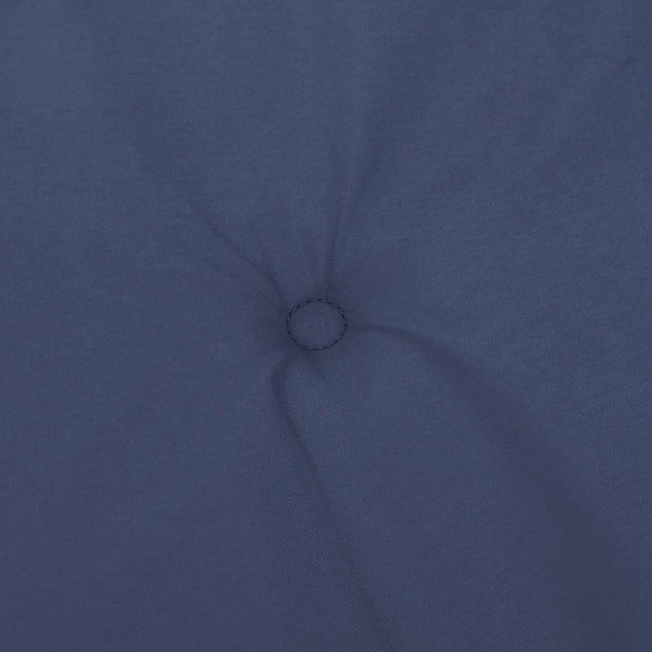 Marineblaue Niedriglehner Auflagen, 6er-Set