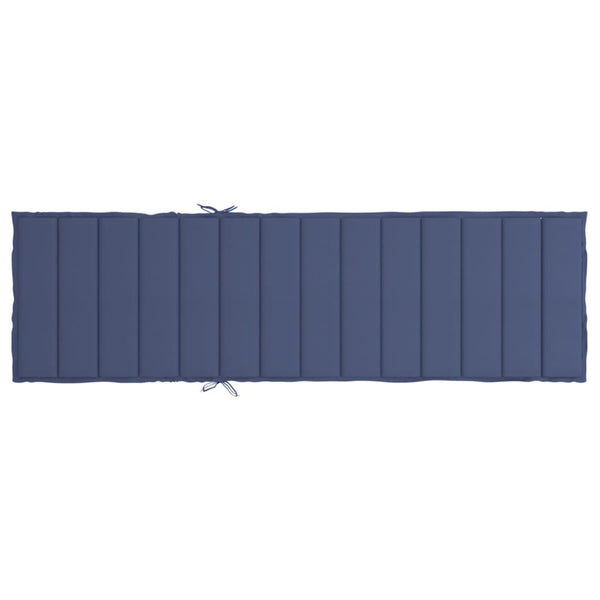 Marineblaue Sonnenliegen Auflage Oxford