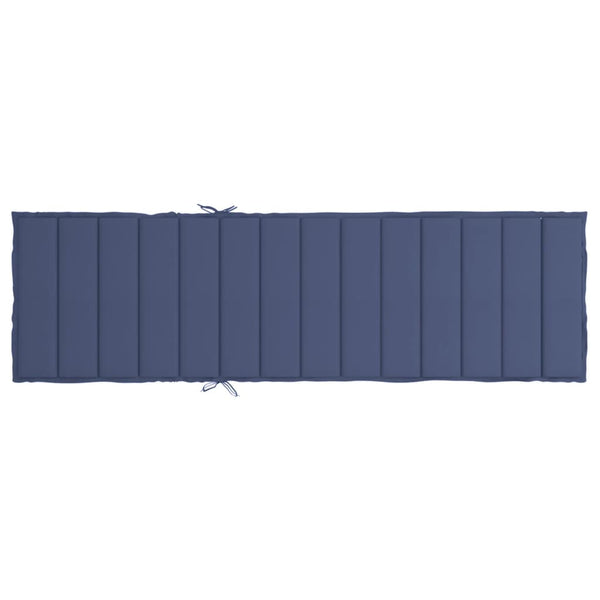 Marineblaue Sonnenliegen Auflage Oxford
