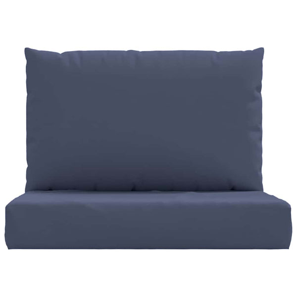 Marineblaue Palettenkissen, 2er-Set