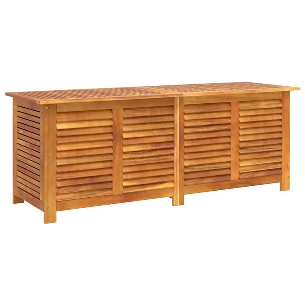 vidaXL Garden Storage Box with Vents 150x50x56 cm Solid Acacia Wood