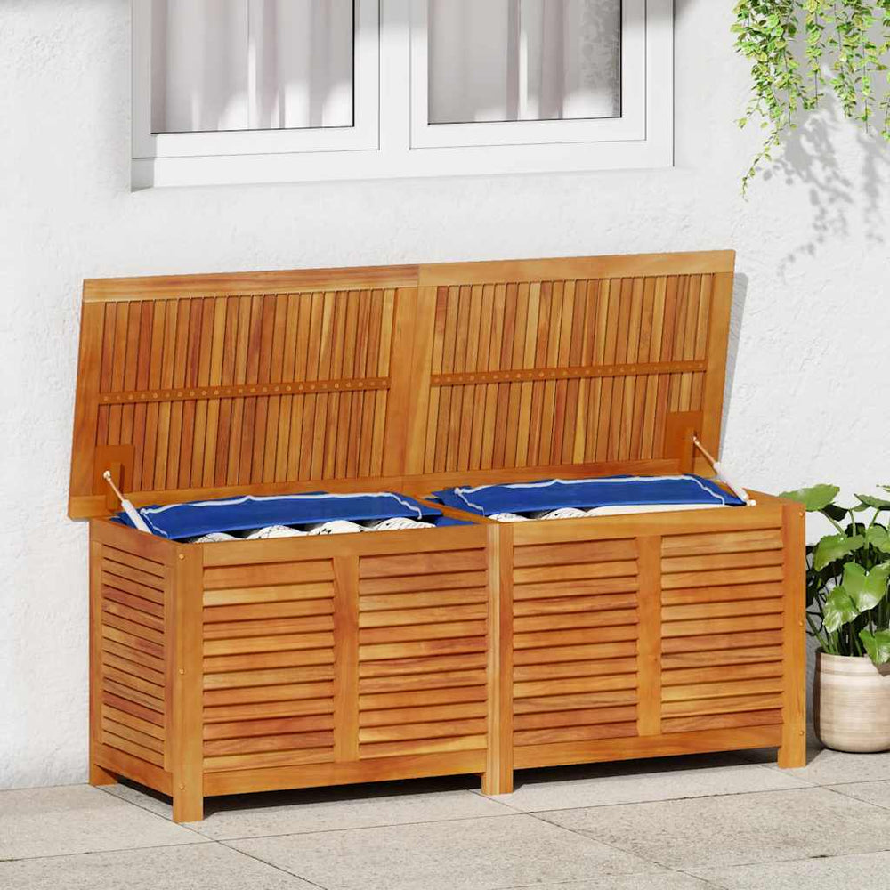 vidaXL Garden Storage Box with Vents 150x50x56 cm Solid Acacia Wood