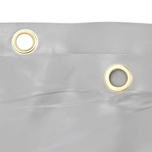 vidaXL Tarpaulin Grey 1.5x2 m 650 g/m²