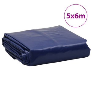 vidaXL Tarpaulin Blue 5x6 m 650 g/m²