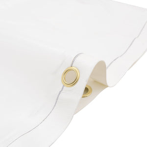 vidaXL Tarpaulin White 1x2.5 m 650 g/m²