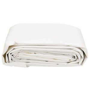 vidaXL Tarpaulin White 1.5x2.5 m 650 g/m²