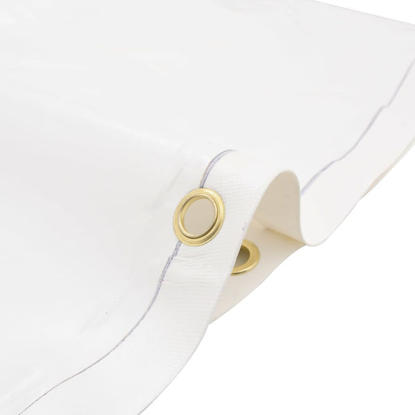 vidaXL Tarpaulin White 1.5x2.5 m 650 g/m²