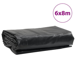 vidaXL Tarpaulin Anthracite 6x8 m 650 g/m²
