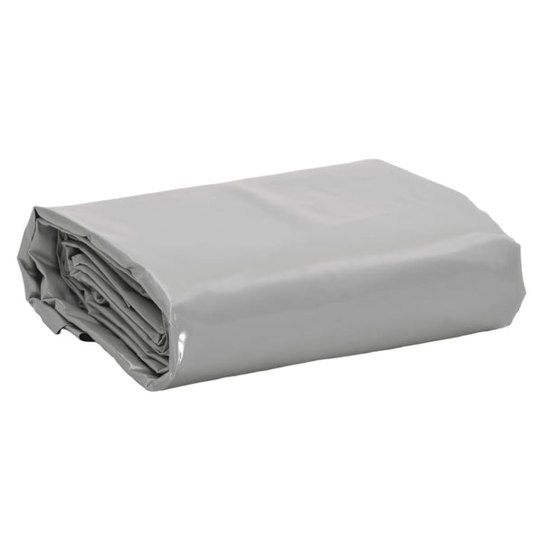 vidaXL Tarpaulin Grey 4x8 m 650 g/m²