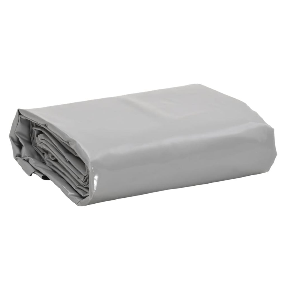 vidaXL Tarpaulin Grey 1x2.5 m 650 g/m²