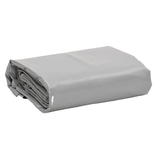 vidaXL Tarpaulin Grey 1x2.5 m 650 g/m²