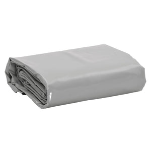 vidaXL Tarpaulin Grey 1.5x2 m 650 g/m²