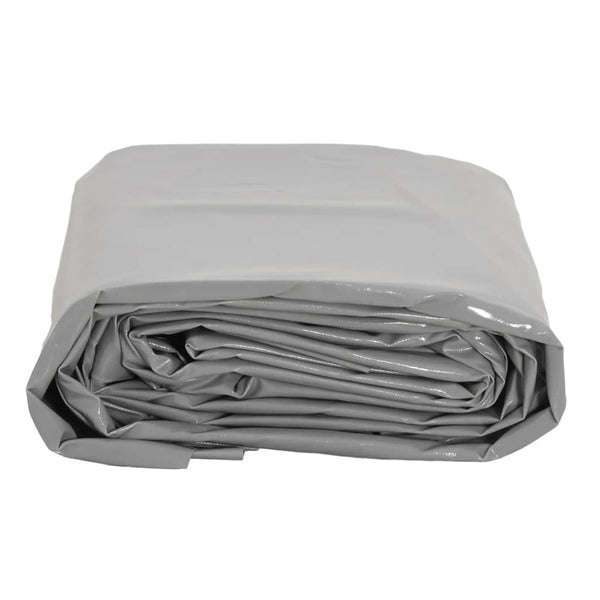 vidaXL Tarpaulin Grey 1.5x2 m 650 g/m²