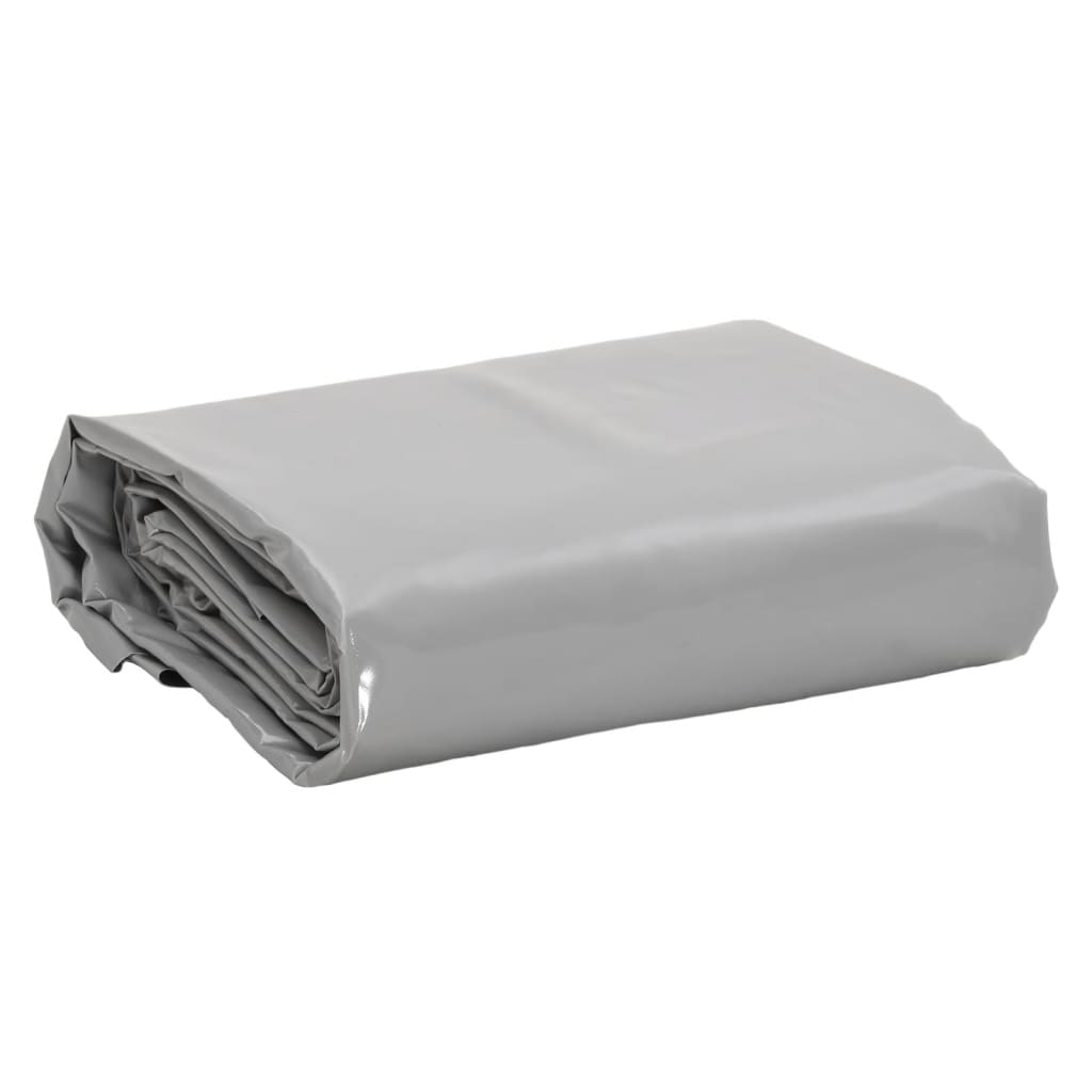 vidaXL Tarpaulin Grey 1.5x2.5 m 650 g/m²