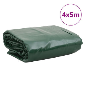 vidaXL Tarp Green 4x5 m 650 g/m²