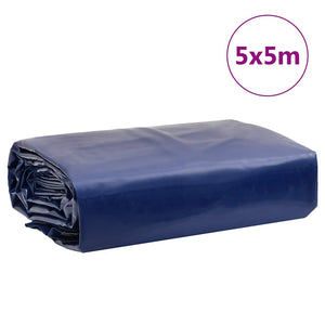 vidaXL Tarp Blue 5x5 m 650 g/m²