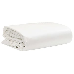 vidaXL Tarpaulin White 5x6 m 650 g/m²
