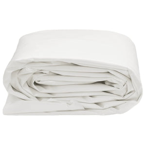 vidaXL Tarpaulin White 5x6 m 650 g/m²