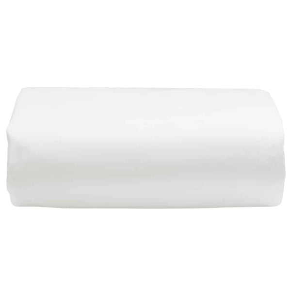 vidaXL Tarpaulin White 1x2.5 m 650 g/m²